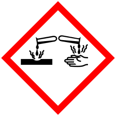 GHS05 catalogue pictogram