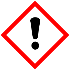 GHS07 catalogue pictogram