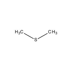 Molecular Structure of Dimethyl Sulfide