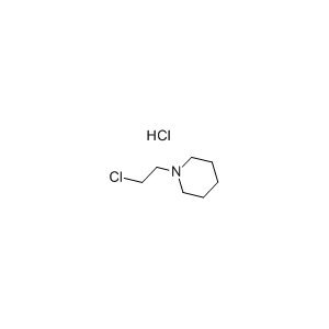 Molecular Structure of 1-(2-Chloroethyl)piperidine hydrochloride