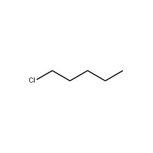 Molecular Structure of 1-Chloropentane