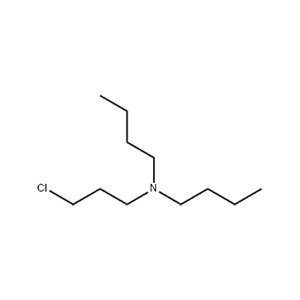 Molecular Structure of N-(3-Chloropropyl)dibutylamine CAS 36421-15-5