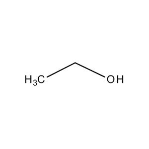 Molecular Structure of Anhydrous Ethanol