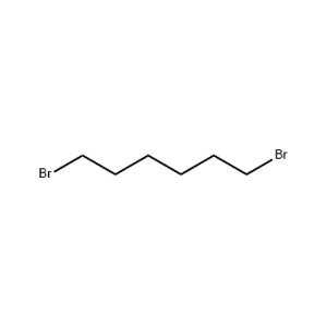 Molecular Structure of 1,6-Dibromohexane