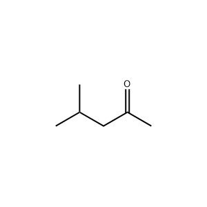 Molecular Structure of Methyl isobutyl ketone