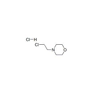 Molecular Structure of 4-(2-Chloroethyl)morpholine hydrochloride