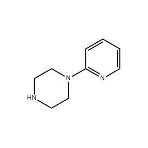 Molecular Structure of 1-(2-Pyridyl)piperazine