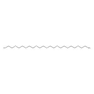 Molecular Structure of Amino-PEG8-alcohol