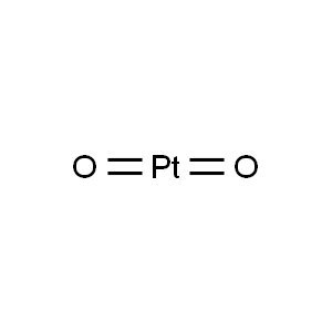Molecular Structure of Platinum(IV) Oxide
