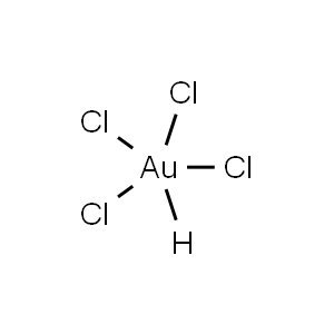 Molecular Structure of Chloroauric Acid