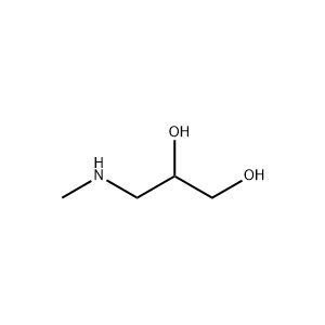 Molecular Structure of 3-Methylamino-1,2-propanediol CAS 40137-22-2