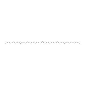 Molecular Structure of Decaethylene glycol