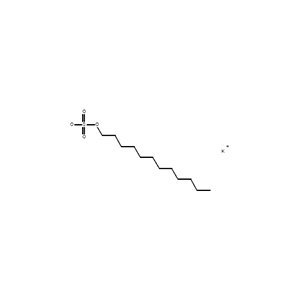 Molecular Structure of Potassium Lauryl Sulfate