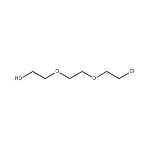 Molecular Structure of Chloro PEG3 alcohol