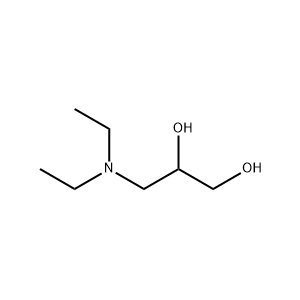 Molecular Structure of 3-Diethylamino-1,2-propanediol CAS 621-56-7