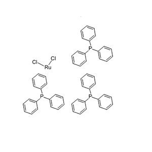 Molecular Structure of Tris(triphenylphosphine)ruthenium(II) Dichloride