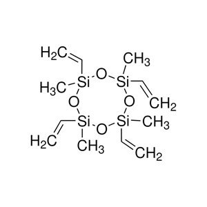 Molecular Structure of Tetramethyltetravinylcyclotetrasiloxane