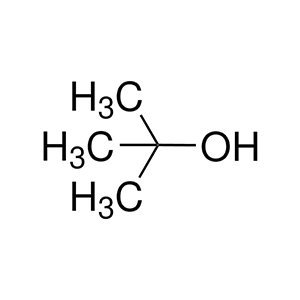 Molecular Structure of tert-Butyl Alcohol