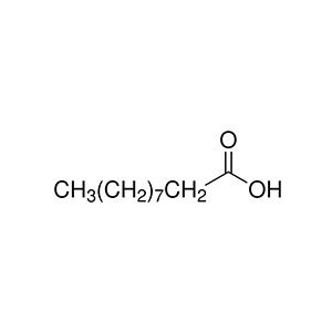 Molecular Structure of Decanoic Acid
