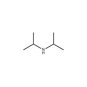 Molecular Structure of Diisopropylamine