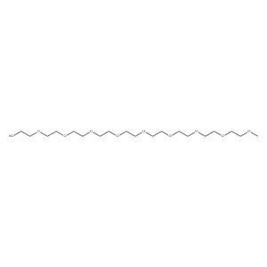 Molecular Structure of Nonaethylene glycol monomethyl ether