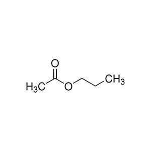 Molecular Structure of Propyl Acetate