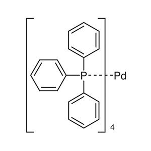 Molecular Structure of Pd(PPh₃)₄