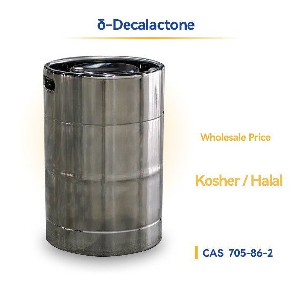 Representative packaging for δ-Decalactone (Kosher/Halal)