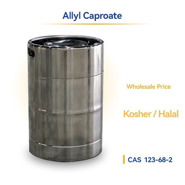 Representative packaging for Allyl Caproate (Kosher/Halal)