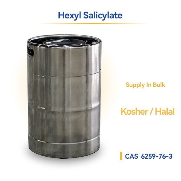 Representative packaging for Hexyl Salicylate (Kosher/Halal)