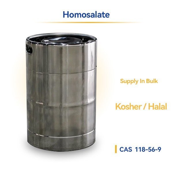 Representative packaging for Homosalate (Kosher/Halal)