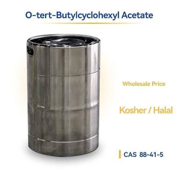 Representative packaging for O-tert-Butylcyclohexyl Acetate (Kosher/Halal)
